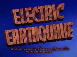 Superman: Electric Earthquake (1942) Poster Artwork